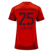 Dámy Fotbalový dres Bayern Munich Thomas Muller #25 2024-25 Domácí Krátký Rukáv